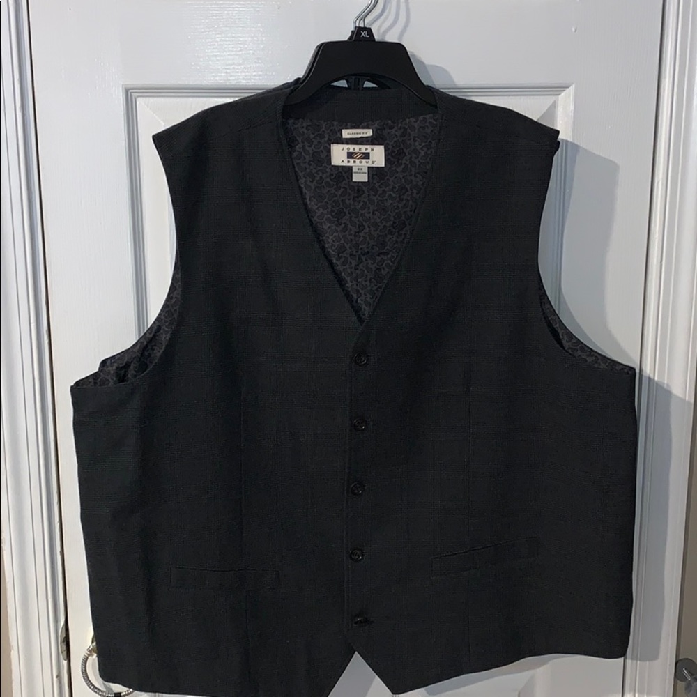 Men’s 2XL Charcoal Gray vest